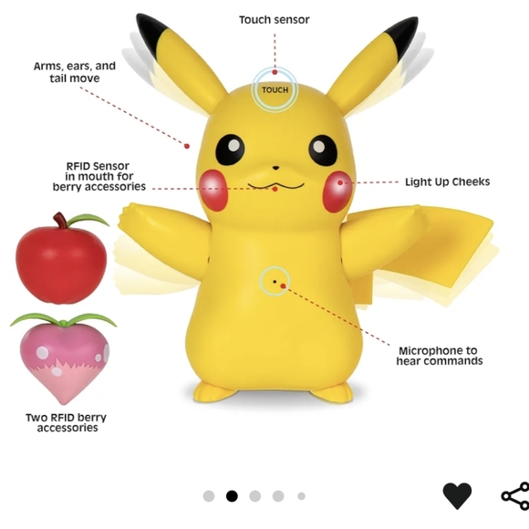 Pokémon Train and Play Deluxe Pikachu - 4.5-Inch Pikachu Figure with sou… - Picture 3 of 8